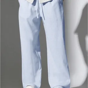 Lavender Grey Linen Bottom